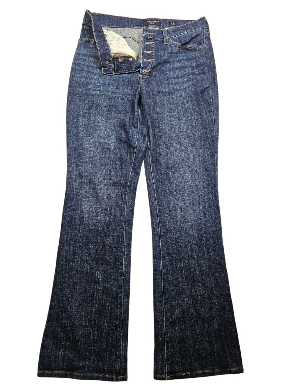 LUCKY BRAND AVA Flared Boot Cut Button Fly Jeans In 31